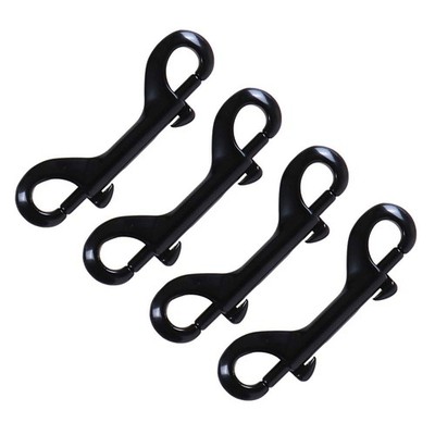 Double Ended Bolt Snap Hooks End Heavy Duty Trigger One Size, Black
