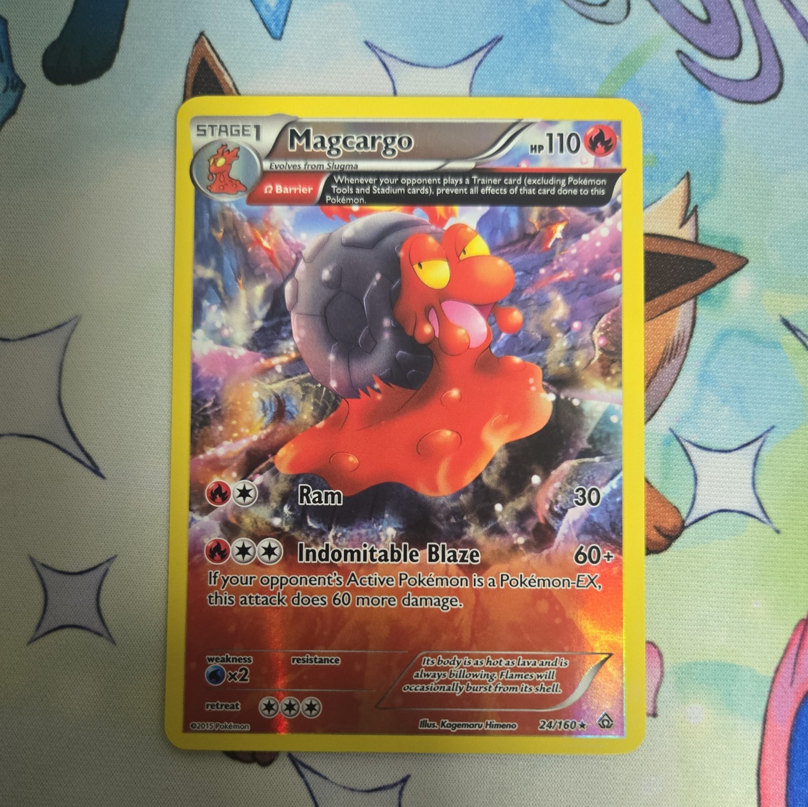Magcargo 24/160 Primal Clash Reverse Holo LP Pokemon Card English