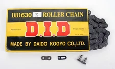D.I.D 630K Heavy-Duty Standard Chain - 92 Links Motorcycle ATV/UTV 630KX92RB