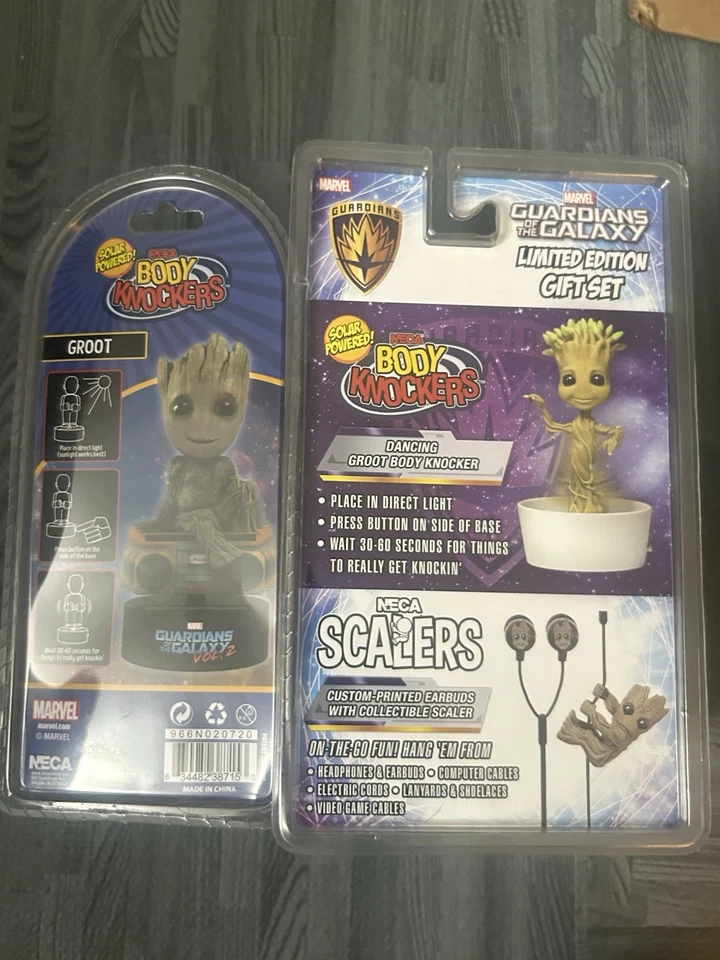 Marvel Guardians of the Galaxy Groot Figurines Set Of 2 Body Knocker - Image 2 of 2