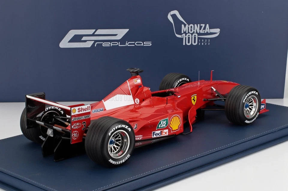 MODELLINO AUTO STATICO GP REPLICAS FERRARI F1 F2000 SCHUMACHER MONZA SCALA 1/12 - Immagine 2 di 4