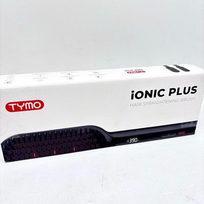 TYMO iONIC PLUS Hair Straightening Brush with LCD Display and 16 Temp Settings