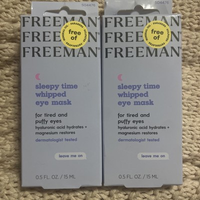 Freeman Sleepy Time Whipped Eye Mask 0.5 oz ea 2 BOXES  for tired & puffy eyes