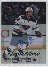 2024-25 Upper Deck Fleer Ultra Rookies Rainbow Foil Marat Khusnutdinov Auto 0ip6