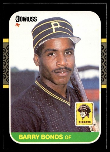 1987 Donruss Barry Bonds Rookie Pittsburgh Pirates #361 C36