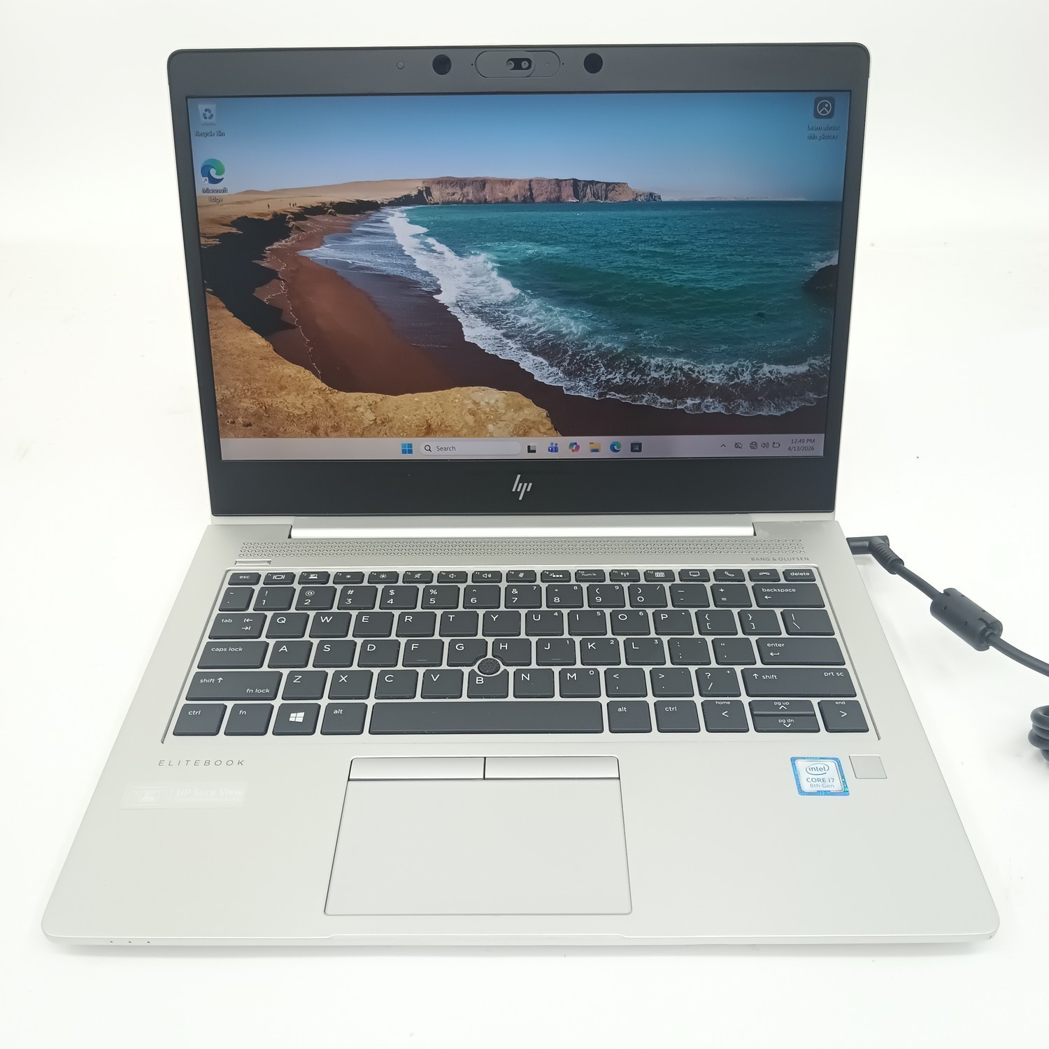 HP EliteBook 830 G5, 13.3-Inch Laptop, with i7-8550U, Windows 11 Pro