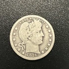 1916 D Barber Quarter 90% Silver