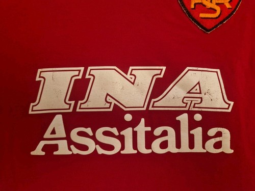 Maglia Jersey As Roma Kappa 2000 2001 Scudetto Tgl.M - Foto 3 di 5