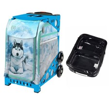 Zuca Sport Bag - Husky Blue Frame with One Large and Two Mini Utility Pouch