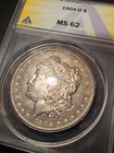 1904 O-$1 Morgan Silver Dollar Anacs MS62 Beautiful Coin