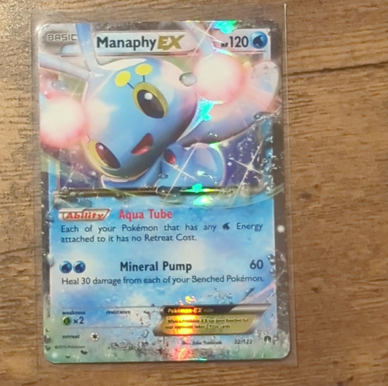Pokémon TCG Manaphy EX XY Breakpoint 32/122 NM