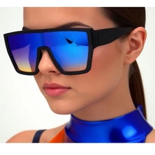 Women Glasses UV400 Sun Protection Shield Safety Shades Fancy Party Sunglasses