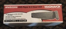 Magnavox MWD2206 Lettore Combinato DVD/VCR 4 Testine Suono 3D S-Video Articolo SIGILLATO