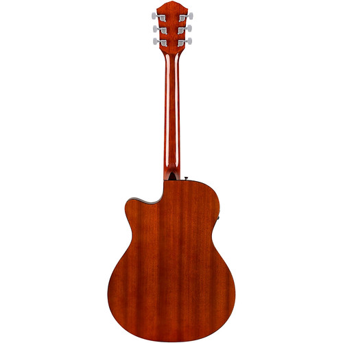 Fender FA-135CE All-Mahogany Concert Acoustic-Electric Guitar Mahogany - Picture 4 of 8