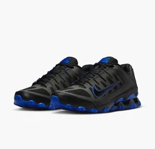 Nike REAX 8 TR MESH Men's Black Blue 621716-012 Cross Training Athletic Shoes