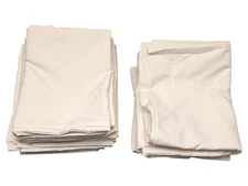 Lot Of 12x Beige Pillowcases Hotel Quality Queen 20x30"