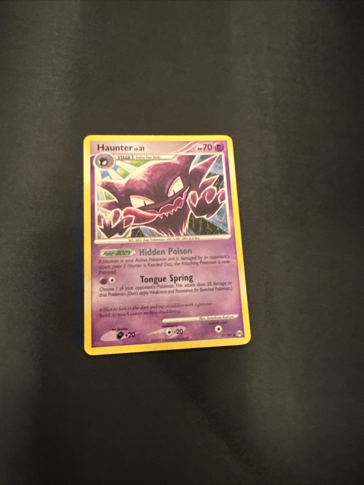 Pokemon TCG Haunter Lv.31 Platinum Arceus 41/99 Regular Uncommon Card LP-NM