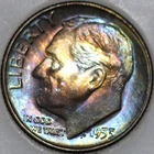 1953-D Roosevelt Dime Uncirculated With Select Natural Toning As Shown [SN03]