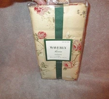 Vtg Waverly Sonata Rose Floral Harbor House Cotton Dinner Napkin Set Of 4 NEW