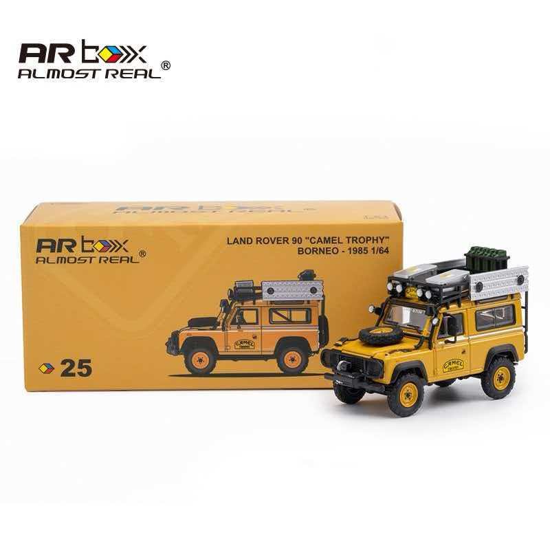 1:64 Land Rover 90 Camel Trophy 1985 Borneo Race Alloy Car Model