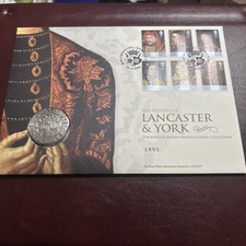 Royal Mail Cover - 2009 - The Houses Of Lancashire And York - Silver PNC Cover