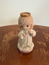 PRECIOUS MOMENTS Little Moments January's Birthday Birthstone Angel Figurine