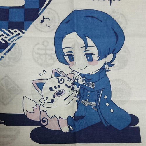 Kashu Kiyomitsu Touken Ranbu Tenugui Fabric 90cm x 35cm Used - Picture 2 of 3