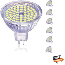 MR16 LED Bulbs, GU5.3 Light Bulbs,5W 50 Watt Equivalent, 12V ACDC, Daylight W...