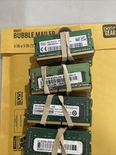 LOT OF 40 MIXED SPEEDS AND MAJOR BRANDS DDR4 PC 4 8GB. LAPTOP MEMORY RAM