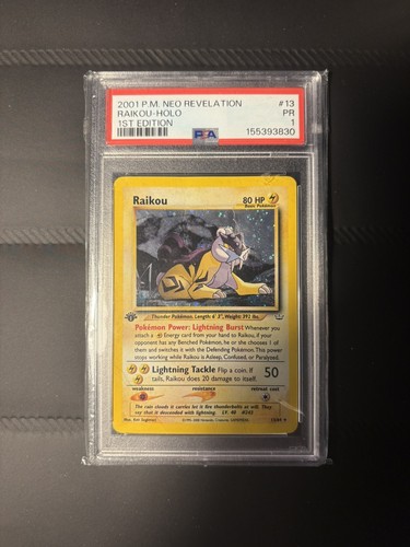 Raikou (1st Edition) graded PSA 1 for sale on eBay