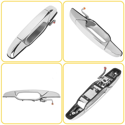 Manija cromada del panel de la puerta lateral derecha exterior delantera para Chevrolet Avalanche 07-13 - Imagen 3 de 8