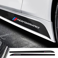 M Performance Matte Black Side Sticker Skirt Decals For Bmw 2 3 4 5 Series X5mx6