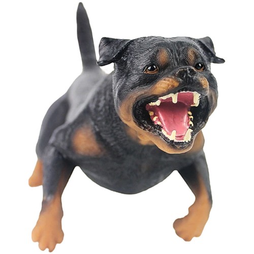 Simulated Rottweiler Dog Model Kids Puppy for Education Child Toddler Toy - Picture 8 of 12