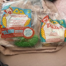 1999 McDonald s Happy Meal Toy Tarzan Disney 2 3 Sabor Jane NEW