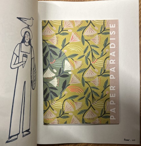 FLOW Magazine PAPER BOOK Changes You 2024 Issue 39 Notebook Stickers Included - Picture 3 of 7