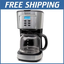 Programmable Glass Carafe Coffee Brewer