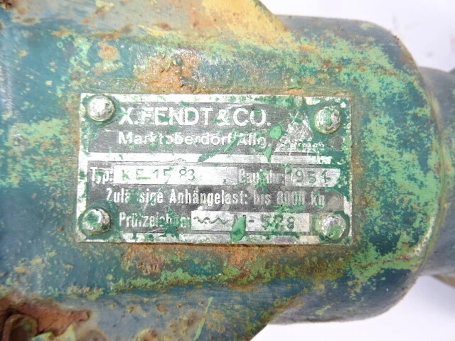 Anhängekupplung (sitzt fest) Zugmaul hinten für Fendt Dieselross F15 Traktor - Bild 3 von 4