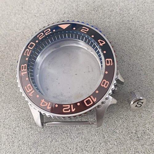 41.5MM Black Inner Shadow Watch Case Mineral Glass for SKX007 NH35/NH36 Movement - Picture 11 of 35