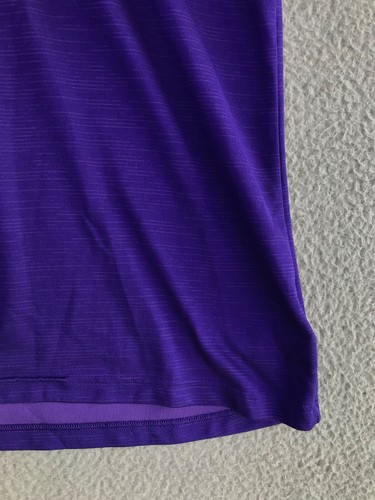 Adidas Shirt Youth XL 20-22 Purple Short Sleeve Polo Collared Golf Logo - Picture 6 of 20