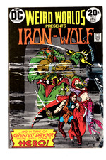 WEIRD WORLDS #8 DC COMICS 1973 VF- HOWARD CHAYKIN IRON-WOLF