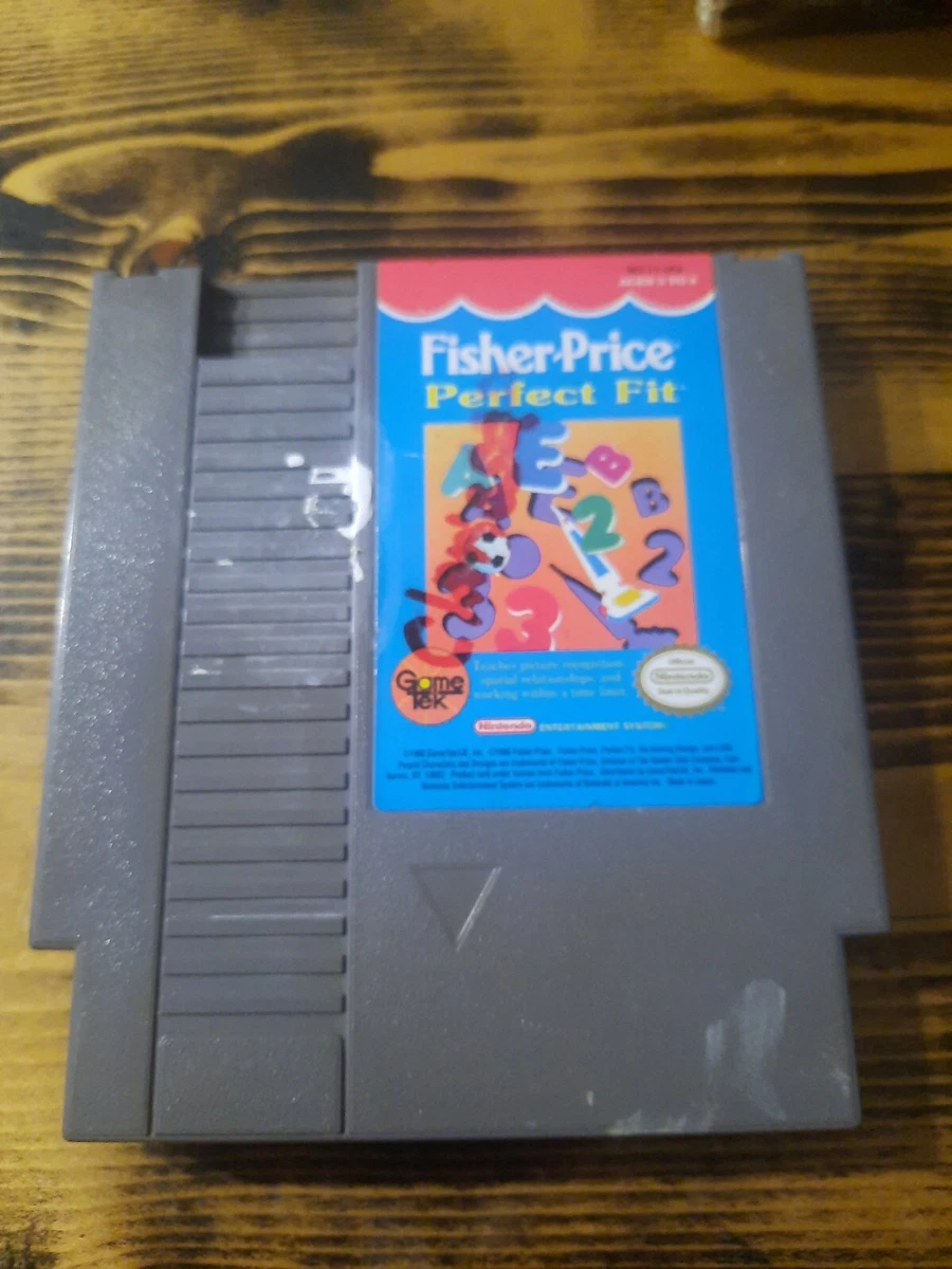 ORIGINAL 1985 NINTENDO NES FISHER PRICE PERFECT FIT GAME VIDEO