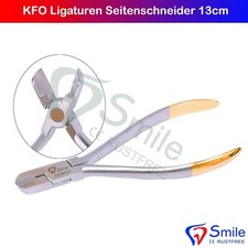 Zahnarzt Seitenschneider 13cm Ligaturen KFO Zange Zahntechnik Kieferorthopädie