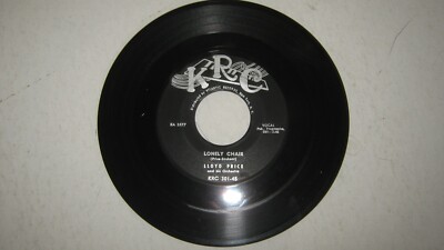 RHYTHM & BLUES 45 RPM  RECORD CHICKEN AND THE BOP LLOYD PRICE KRC LABEL  VG++