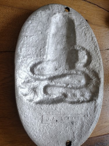 VINTAGE CAST IRON FIRE MARK SIGN : FIRE HYDRANT & HOSE FA (FIRE ASSOCIATION ) - 第 8/14 張圖片