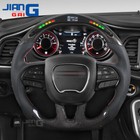 Carbon Fiber LED Steering Wheel Fit Dodge Challenger Hellcat Charger with Heated
