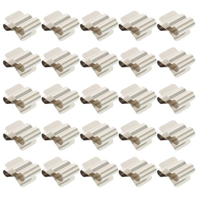  50 Pcs Stainless Steel Pv Clips Solar Wire The Photovoltaic Cable Clamp Fixing