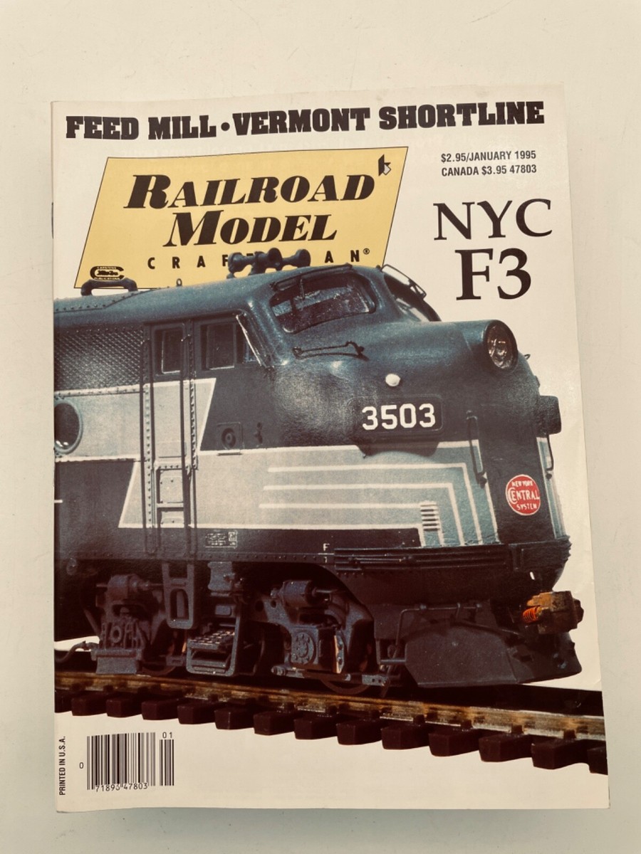 Vintage 1995 Railroad Model Craftsman Magazine You Pick the Month