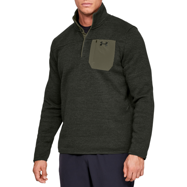 under armour men's sweaterfleece henley