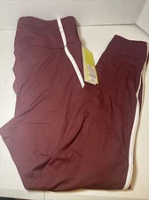 All In Motion Women 2XL Simplicity Maroon High Rise Leggings
