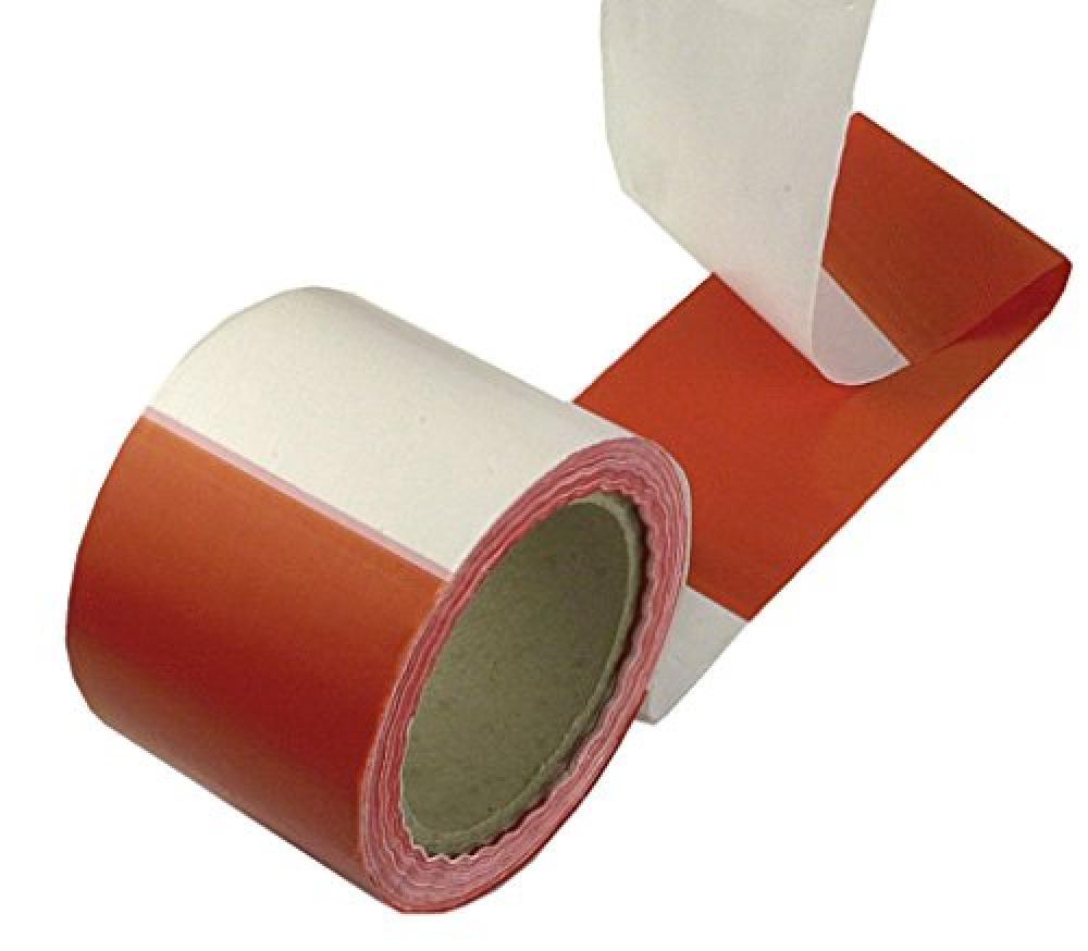 (TG. 100 metri) Max-Power DY2700591 Nastro Segnaletico,100 Metri, Bianco/Rosso -